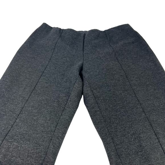 EUC.J. JILL Ponte Slim Leg Stretch Knit Elastic Waist Pull On Gray Pant M Petite - Picture 3 of 9